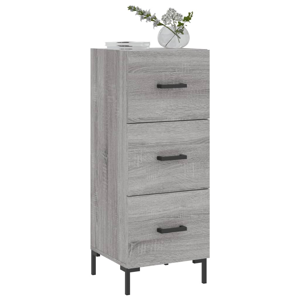 Sideboard Grau Sonoma 34,5x34x90 cm Holzwerkstoff