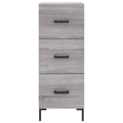 Sideboard Grau Sonoma 34,5x34x90 cm Holzwerkstoff