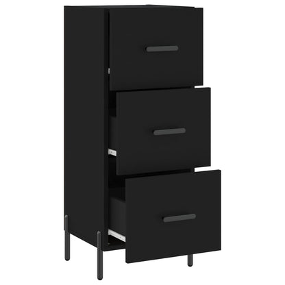 Sideboard Schwarz 34,5x34x90 cm Holzwerkstoff