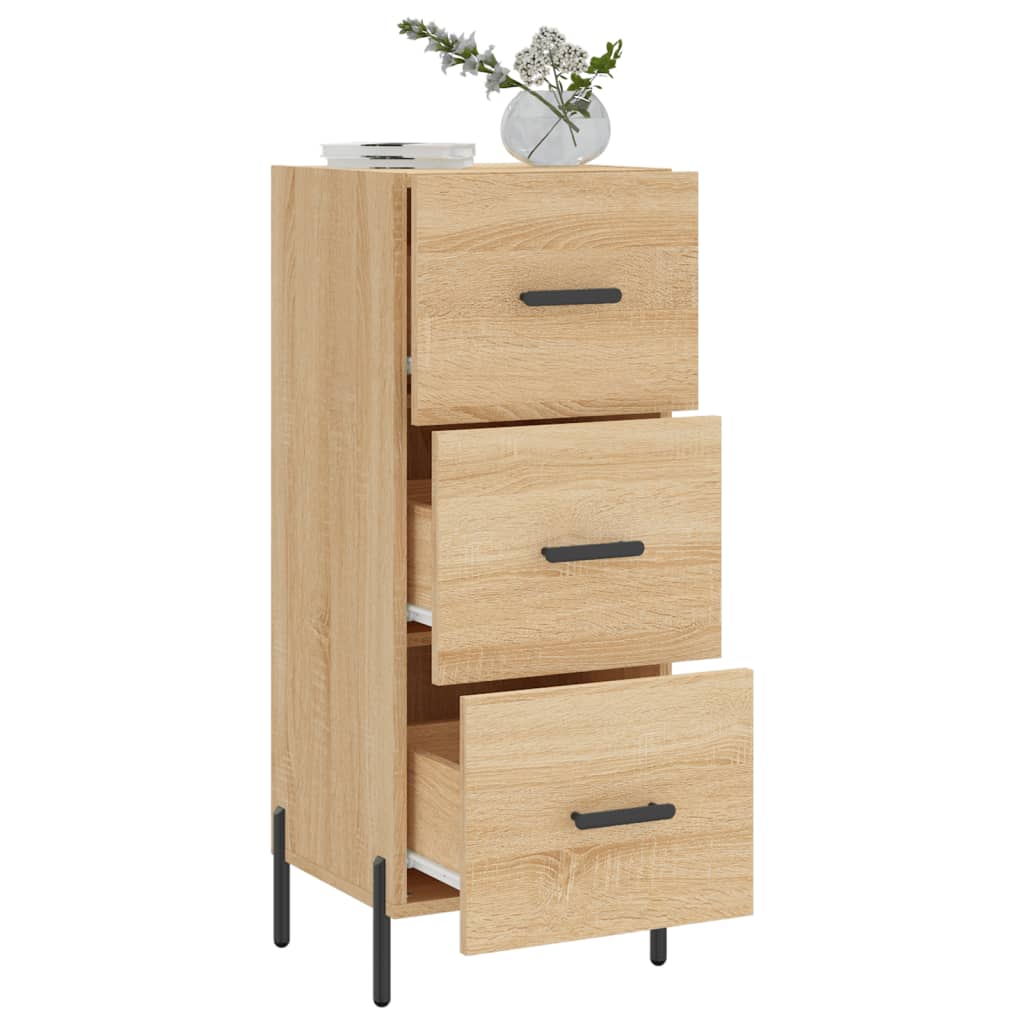 Sideboard Sonoma-Eiche 34,5x34x90 cm Holzwerkstoff