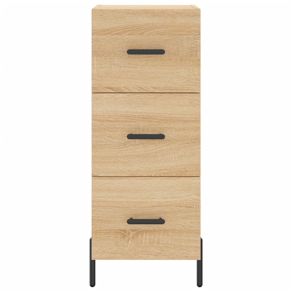 Sideboard Sonoma-Eiche 34,5x34x90 cm Holzwerkstoff