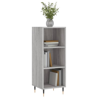 Sideboard Grau Sonoma 34,5x32,5x90 cm Holzwerkstoff