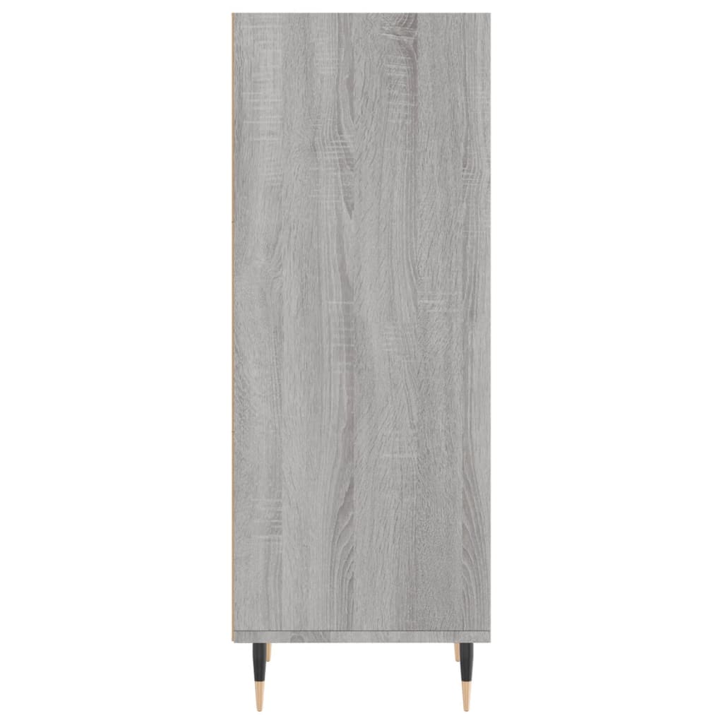 Sideboard Grau Sonoma 34,5x32,5x90 cm Holzwerkstoff