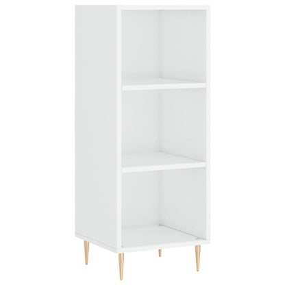 Sideboard Hochglanz-Weiß 34,5x32,5x90 cm