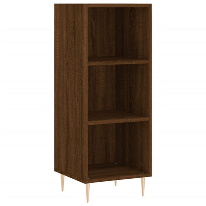 Sideboard Braun Eichen-Optik 34,5x32,5x90 cm Holzwerkstoff