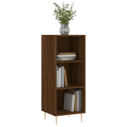 Sideboard Braun Eichen-Optik 34,5x32,5x90 cm Holzwerkstoff