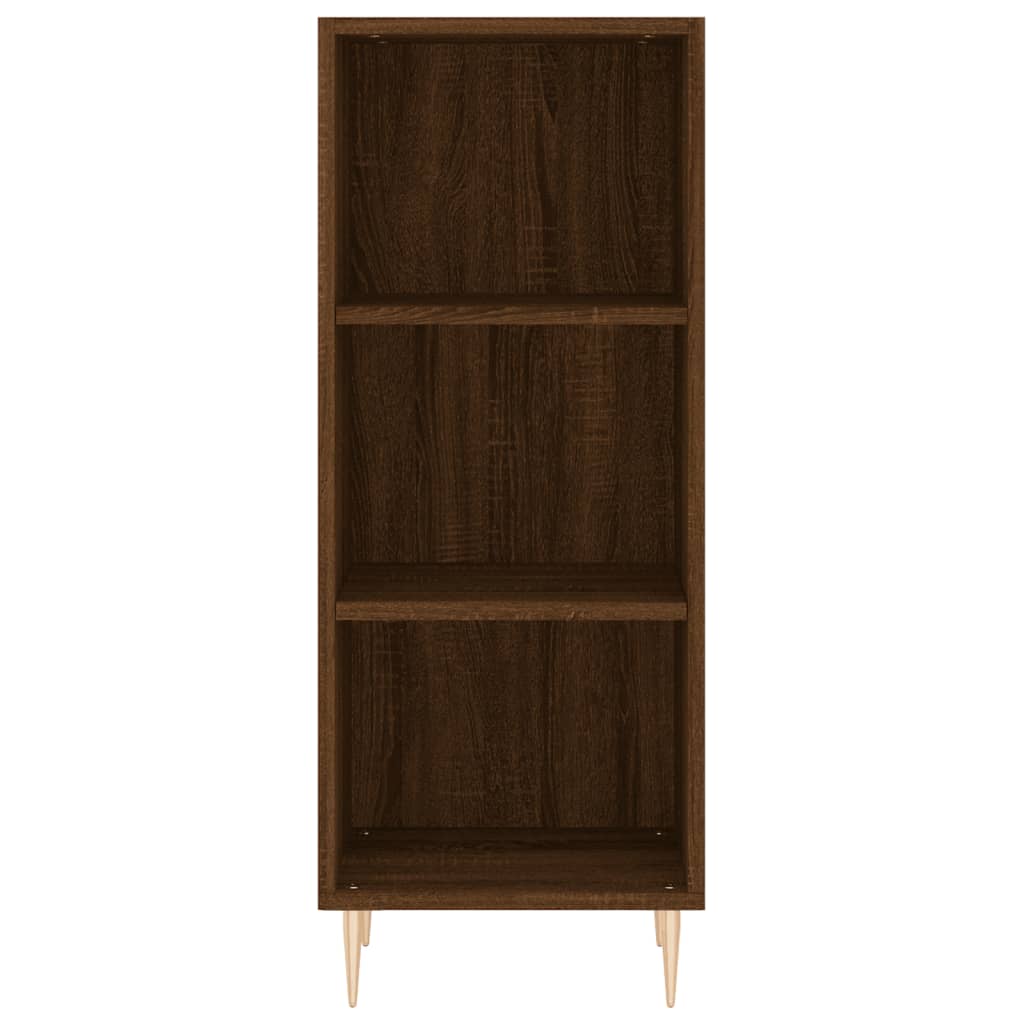 Sideboard Braun Eichen-Optik 34,5x32,5x90 cm Holzwerkstoff