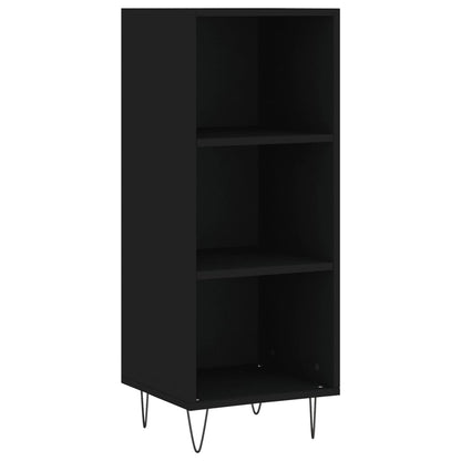 Sideboard Schwarz 34,5x32,5x90 cm Holzwerkstoff