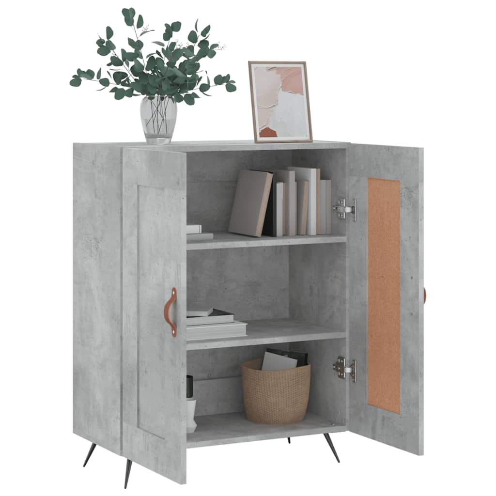 Sideboard Betongrau 69,5x34x90 cm Holzwerkstoff