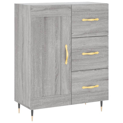 Sideboard Grau Sonoma 69,5x34x90 cm Holzwerkstoff