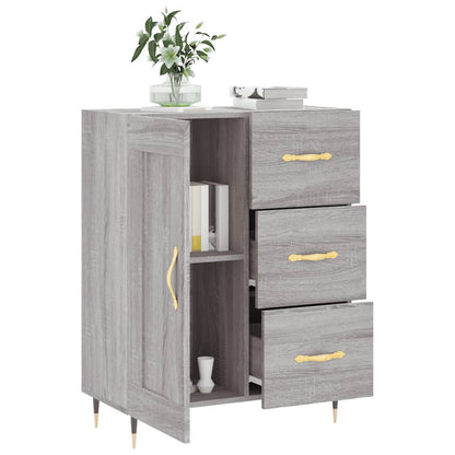 Sideboard Grau Sonoma 69,5x34x90 cm Holzwerkstoff