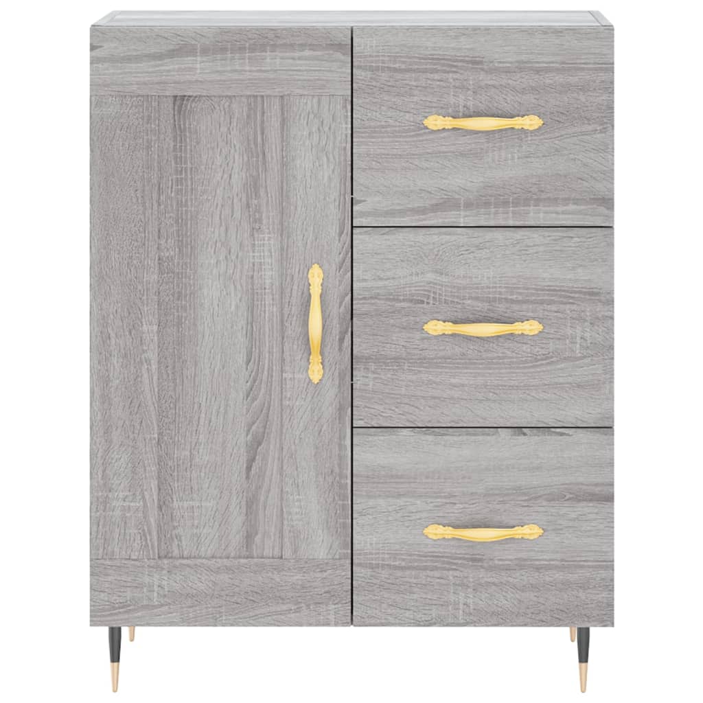 Sideboard Grau Sonoma 69,5x34x90 cm Holzwerkstoff