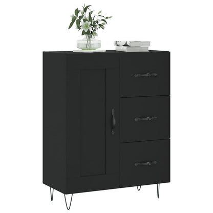 Sideboard Schwarz 69,5x34x90 cm Holzwerkstoff