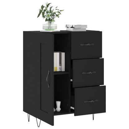 Sideboard Schwarz 69,5x34x90 cm Holzwerkstoff