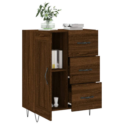 Sideboard Braun Eichen-Optik 69,5x34x90 cm Holzwerkstoff