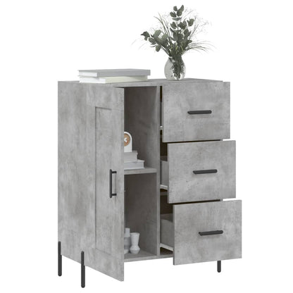 Sideboard Betongrau 69,5x34x90 cm Holzwerkstoff