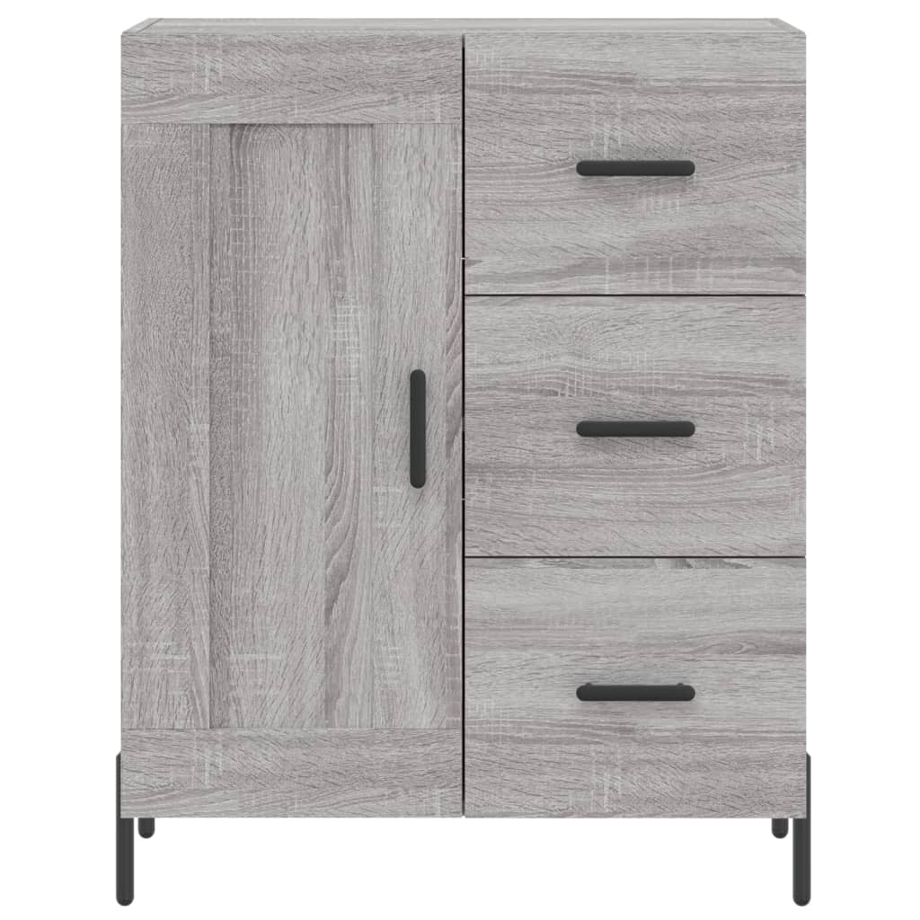 Sideboard Grau Sonoma 69,5x34x90 cm Holzwerkstoff