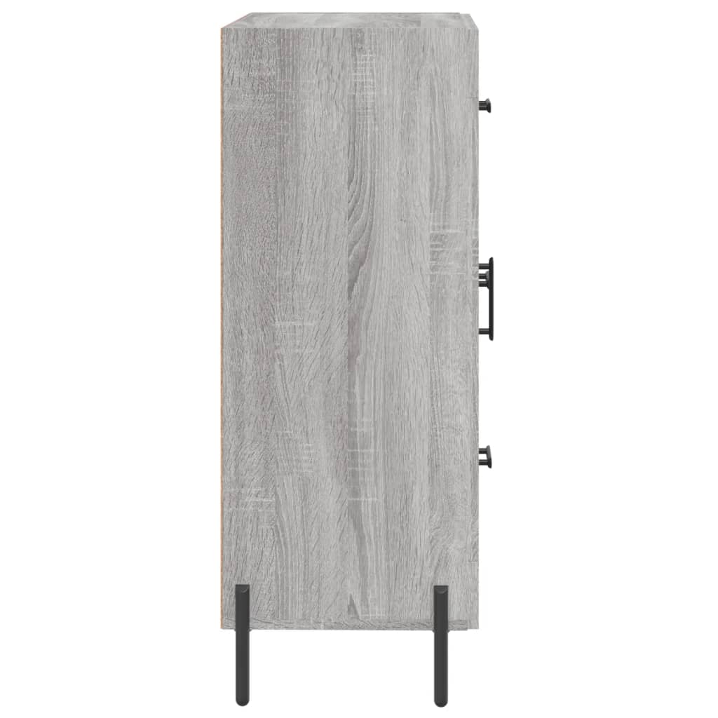 Sideboard Grau Sonoma 69,5x34x90 cm Holzwerkstoff