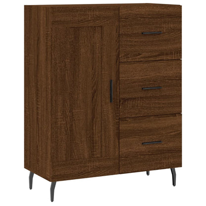 Sideboard Braun Eichen-Optik 69,5x34x90 cm Holzwerkstoff