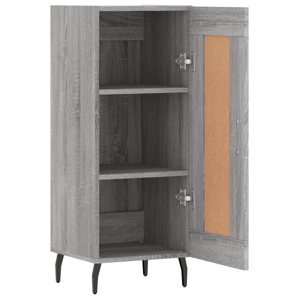 Sideboard Grau Sonoma 34,5x34x90 cm Holzwerkstoff