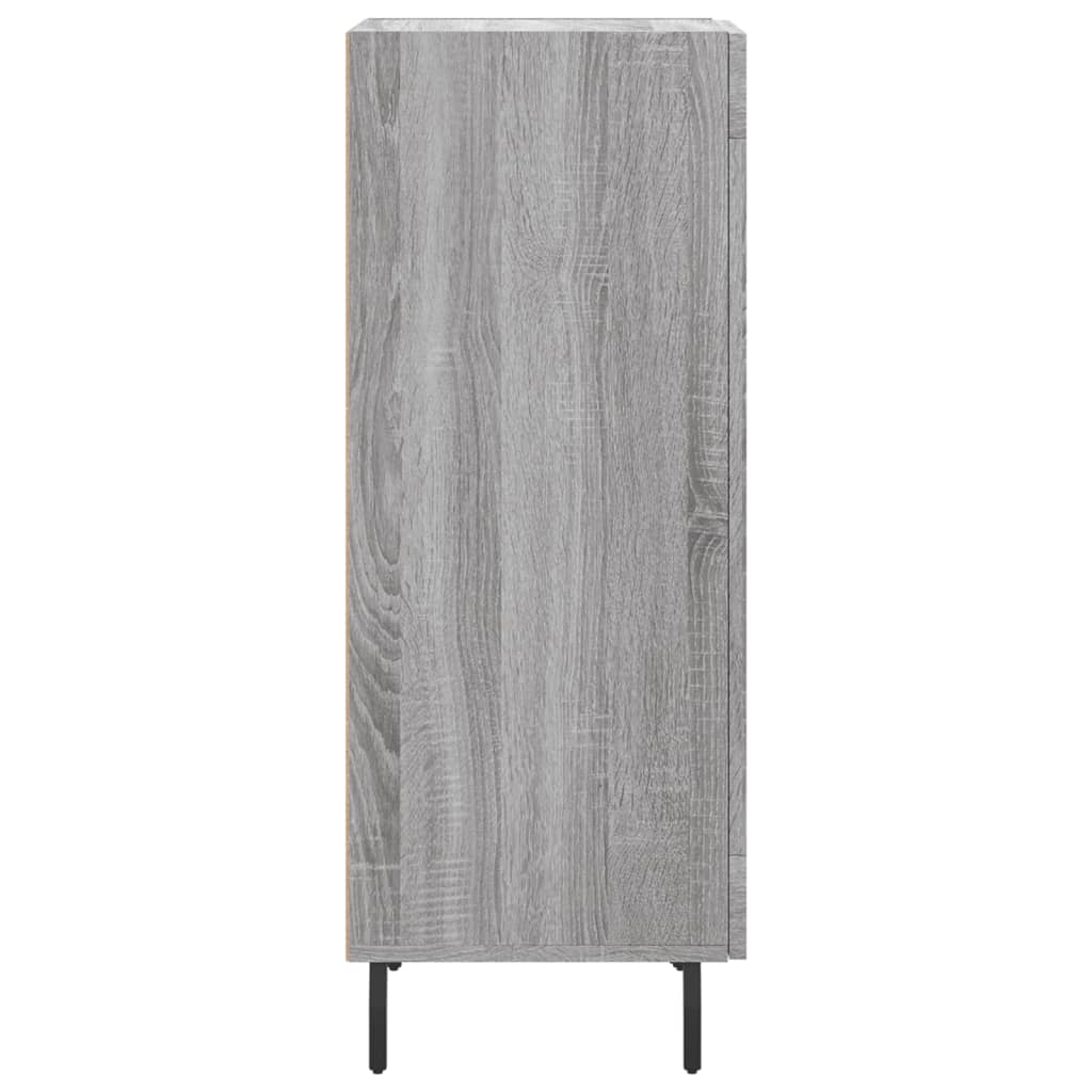 Sideboard Grau Sonoma 34,5x34x90 cm Holzwerkstoff