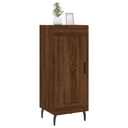 Sideboard Braun Eichen-Optik 34,5x34x90 cm Holzwerkstoff