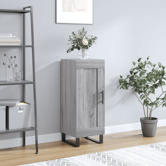 Sideboard Grau Sonoma 34,5x34x90 cm Holzwerkstoff