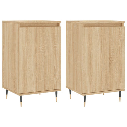 Sideboards 2 Stk. Sonoma-Eiche 40x35x70 cm Holzwerkstoff