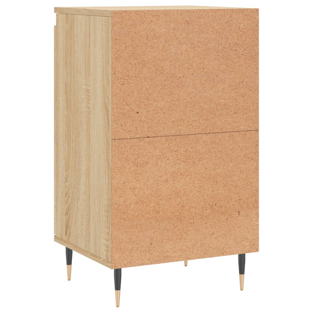 Sideboards 2 Stk. Sonoma-Eiche 40x35x70 cm Holzwerkstoff