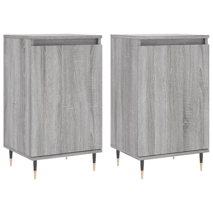 Sideboards 2 Stk. Grau Sonoma 40x35x70 cm Holzwerkstoff