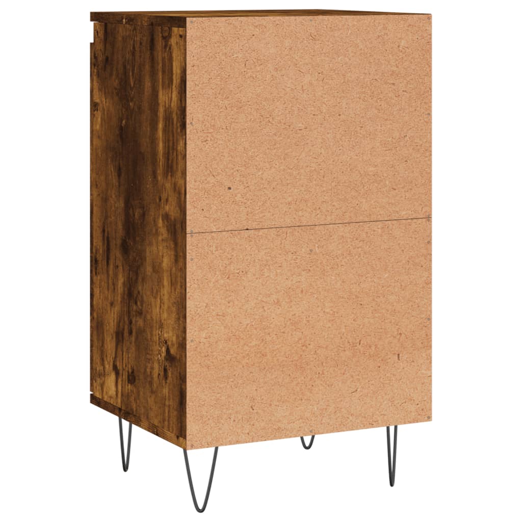 Sideboards 2 Stk. Räuchereiche 40x35x70 cm Holzwerkstoff