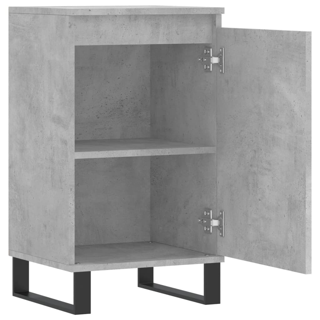 Sideboards 2 Stk. Betongrau 40x35x70 cm Holzwerkstoff