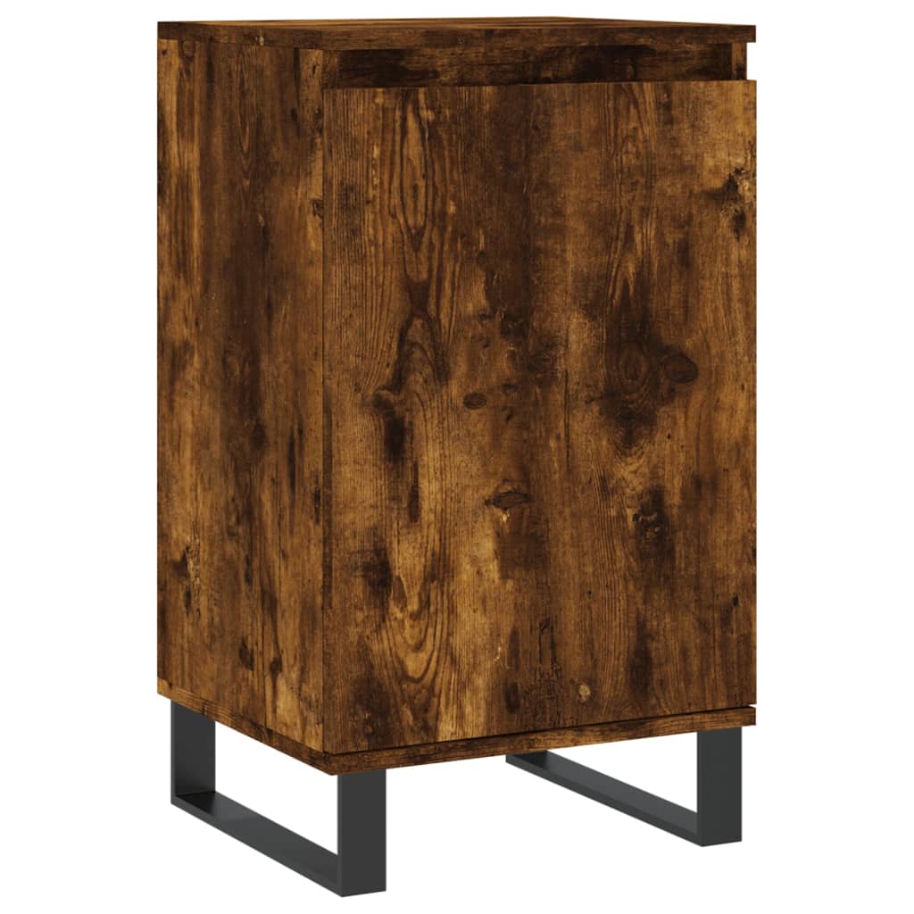 Sideboards 2 Stk. Räuchereiche 40x35x70 cm Holzwerkstoff