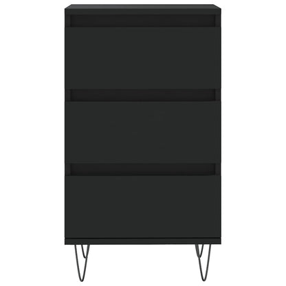 Sideboard Schwarz 40x35x70 cm Holzwerkstoff