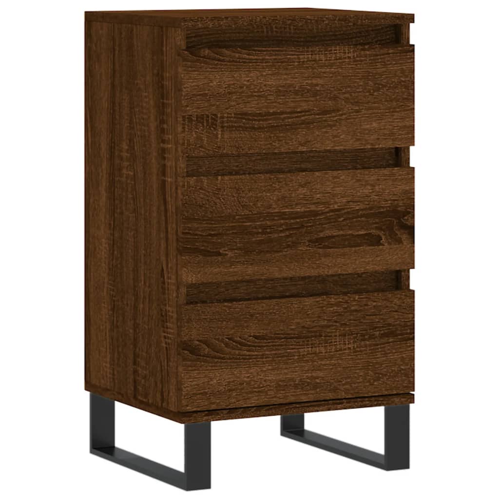 Sideboard Braun Eichen-Optik 40x35x70 cm Holzwerkstoff