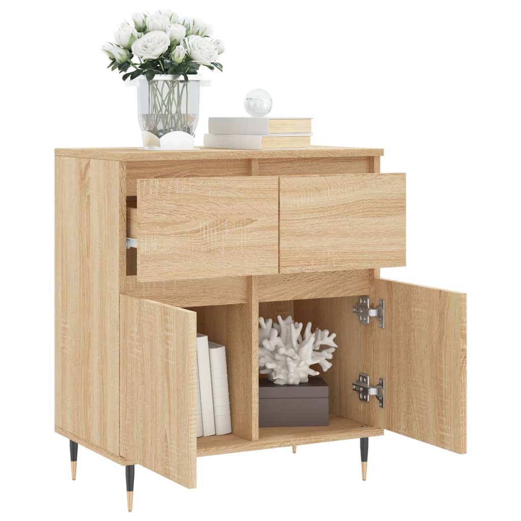 Sideboard Sonoma-Eiche 60x35x70 cm Holzwerkstoff