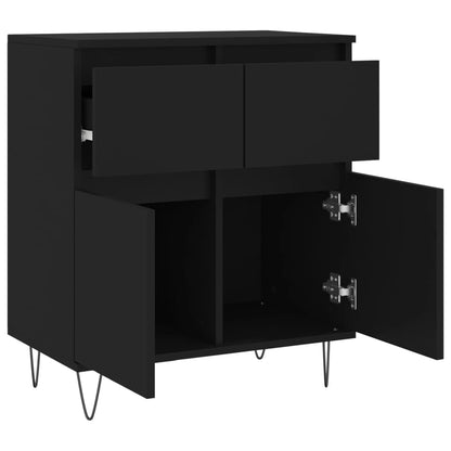 Sideboard Schwarz 60x35x70 cm Holzwerkstoff