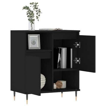 Sideboard Schwarz 60x35x70 cm Holzwerkstoff