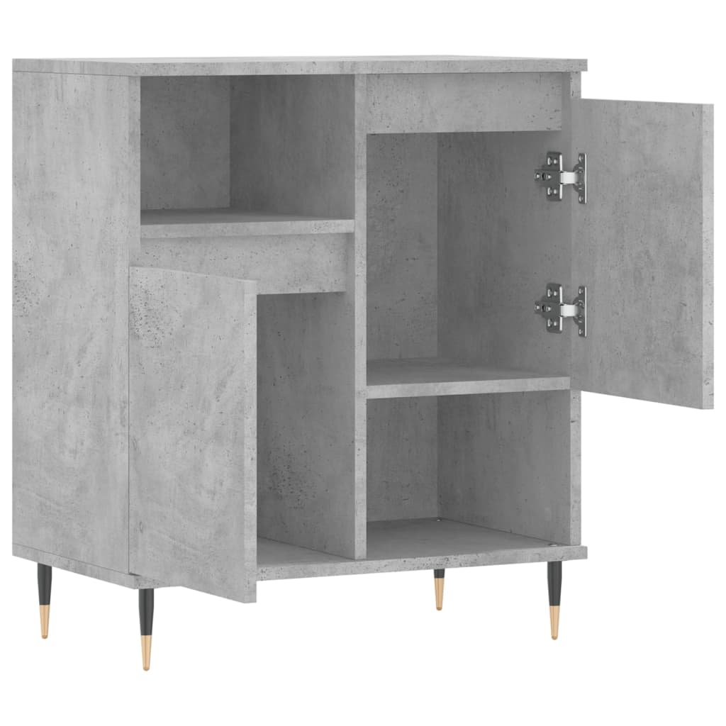 Sideboard Betongrau 60x35x70 cm Holzwerkstoff