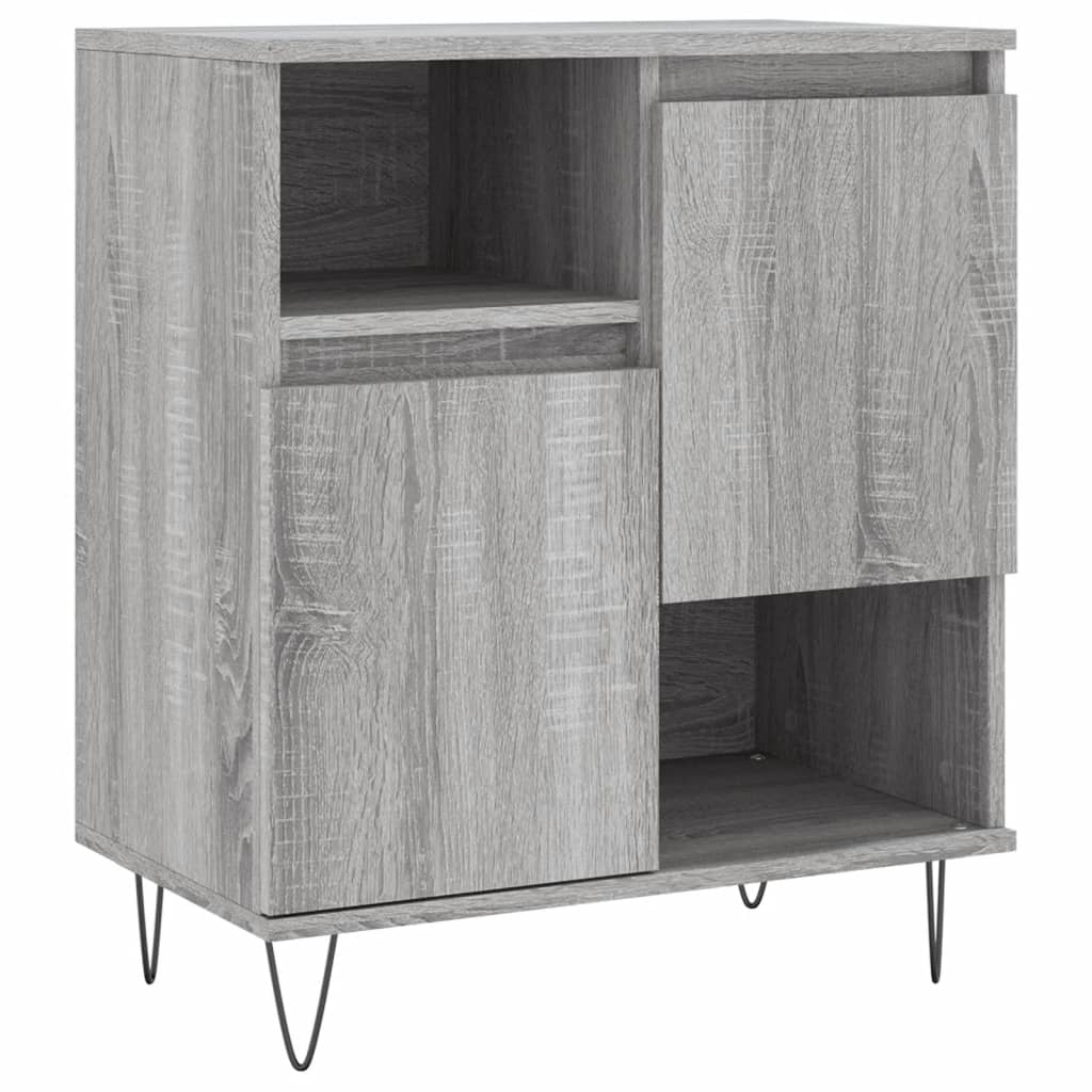 Sideboard Grau Sonoma 60x35x70 cm Holzwerkstoff