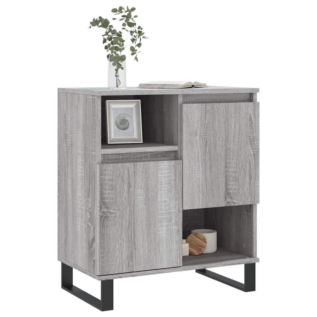 Sideboard Grau Sonoma 60x35x70 cm Holzwerkstoff