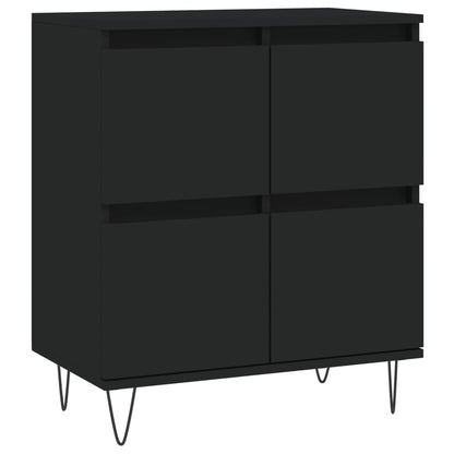 Sideboard Schwarz 60x35x70 cm Holzwerkstoff