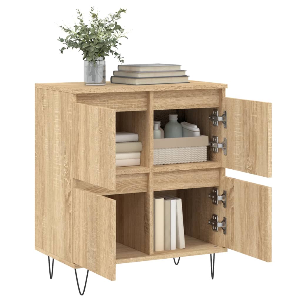 Sideboard Sonoma-Eiche 60x35x70 cm Holzwerkstoff