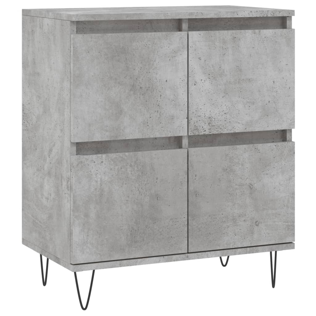 Sideboard Betongrau 60x35x70 cm Holzwerkstoff