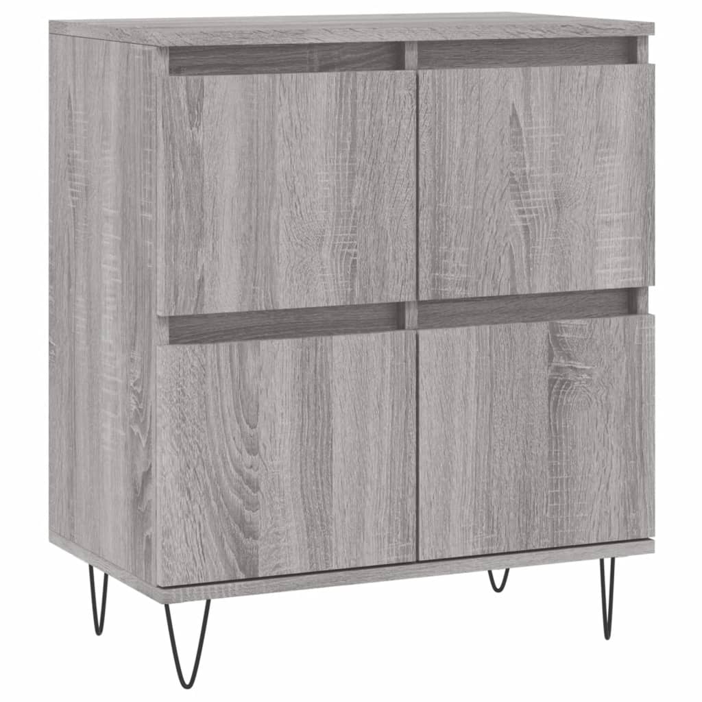 Sideboard Grau Sonoma 60x35x70 cm Holzwerkstoff