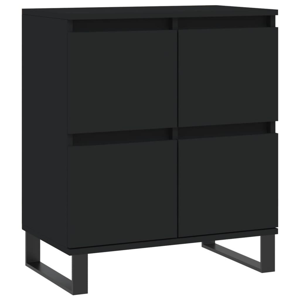 Sideboard Schwarz 60x35x70 cm Holzwerkstoff