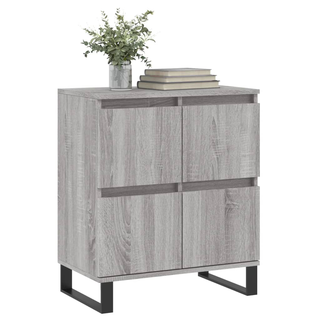 Sideboard Grau Sonoma 60x35x70 cm Holzwerkstoff