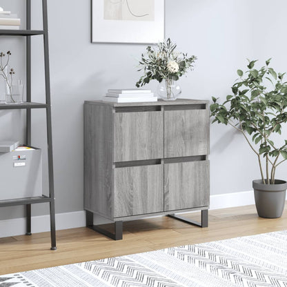 Sideboard Grau Sonoma 60x35x70 cm Holzwerkstoff