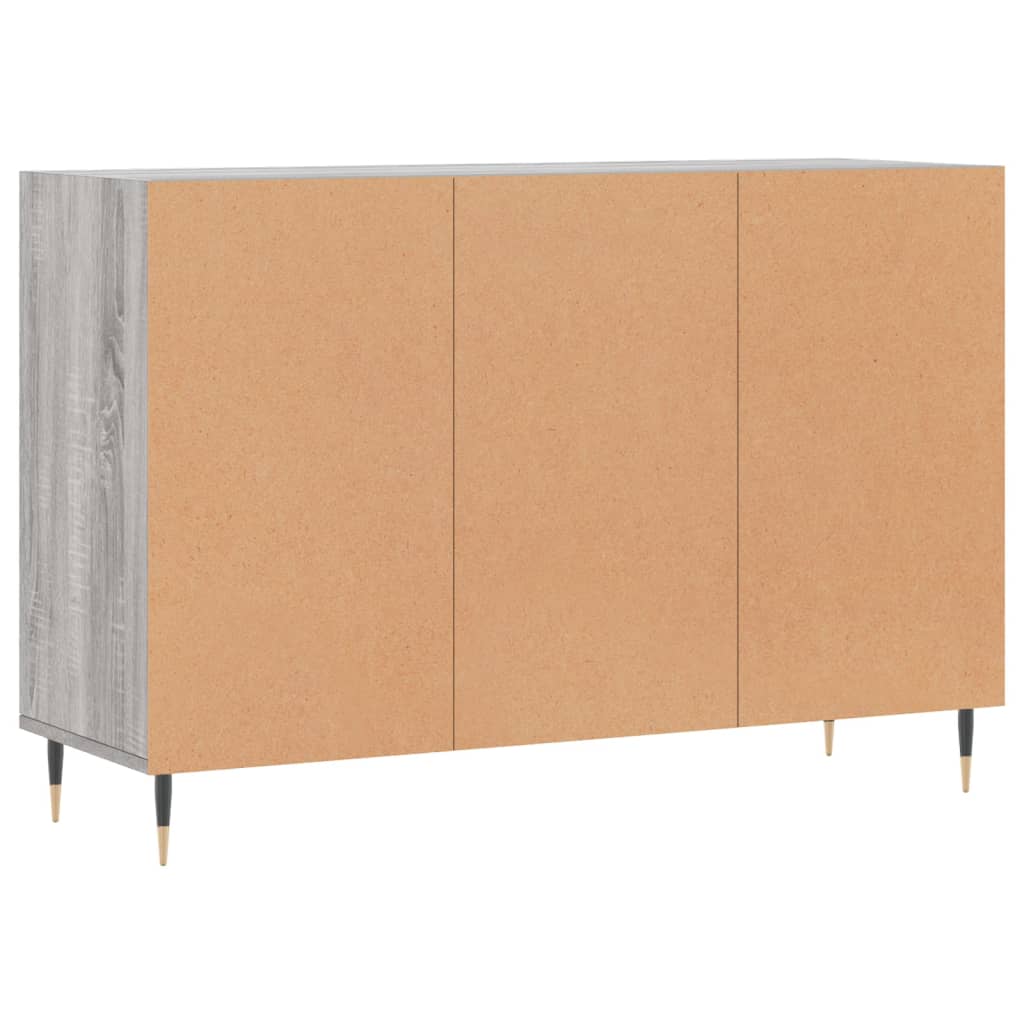 Sideboard Grau Sonoma 103,5x35x70 cm Holzwerkstoff