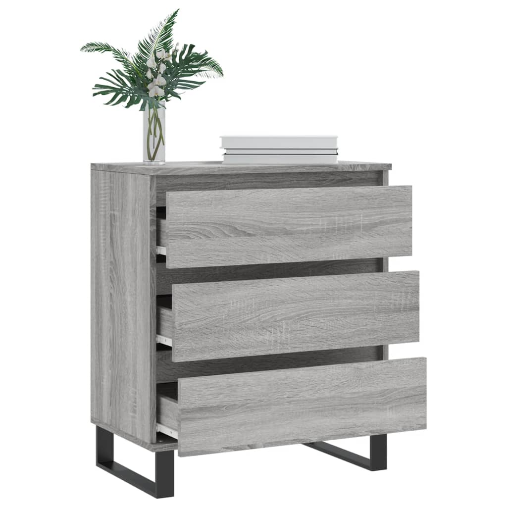 Sideboard Grau Sonoma 60x35x70 cm Holzwerkstoff